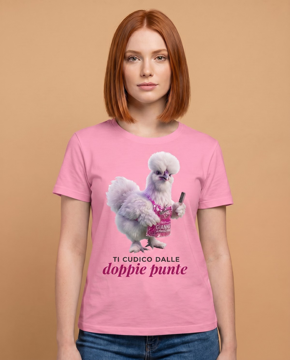 Gianna — t-shirt Bubble Pink