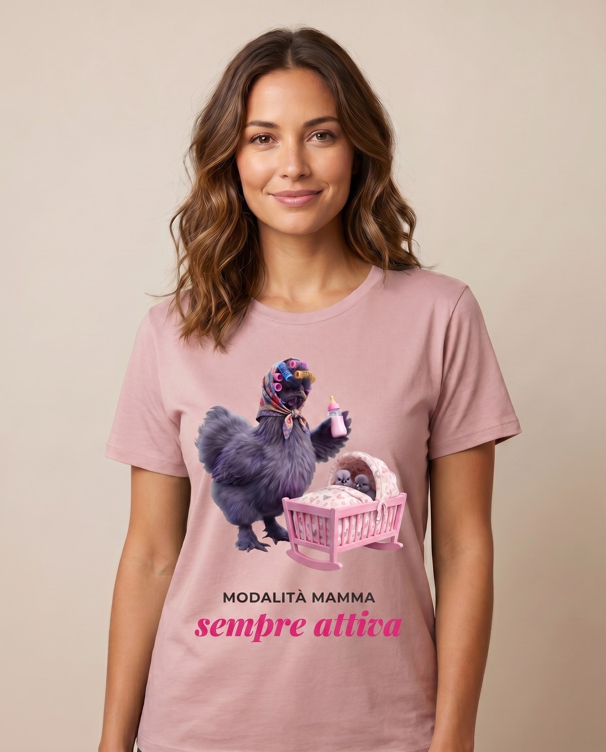 Piera — t-shirt Rosa cipria